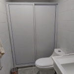 Shower Door Aluminio Mate con acrilico